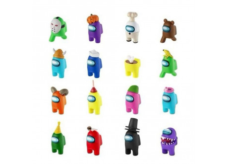 Фигурка Among Us - Crewmate Mini Figures 1-Pack Blister Box S2, Random  Assortment (1 Unit), 4cm