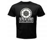 Футболка T-Shirt Portal 2 - Aperture Classic, Black Ringer Size S