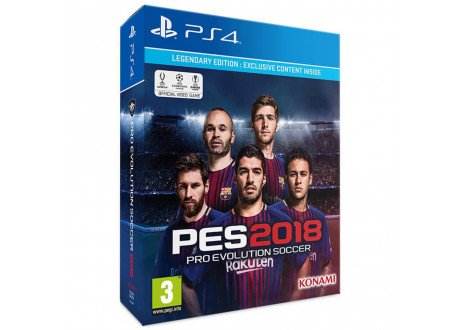 PES 2018 Legendary Edition [PS4, русские субтитры]