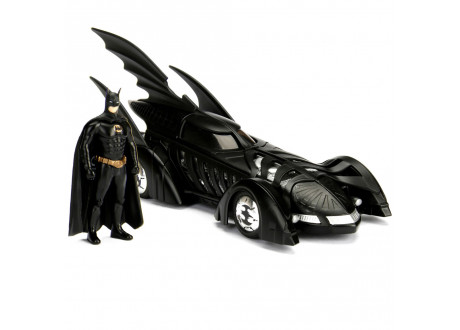 Модель автомобиля JADA 1:24 scale DC Comics Batman Forever Movie - Batmobile and Batman