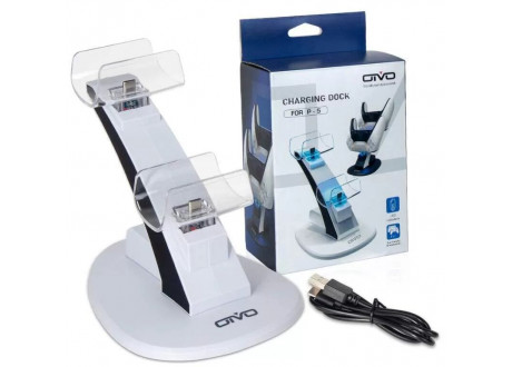 Зарядная станция PS-5 Dual Charging Dock for Controllers IV-P5234W OIVO