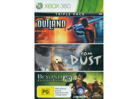 Triple Pack Ubisoft (Outland+From DUST+Beyond Good&Evil HD) [Xbox 360, английская версия]