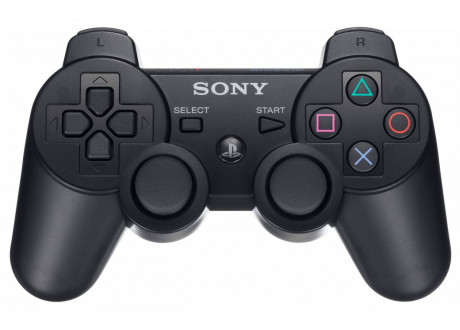 Джойстик PS3 Dual Shock чёрный (пакет)