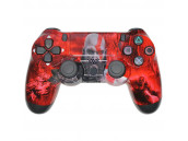 Джойстик PS4 DualShock Wireless God of war Red v2