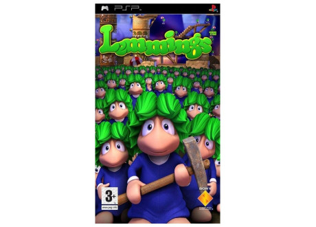 Lemmings (R-2) [PSP, английская версия]