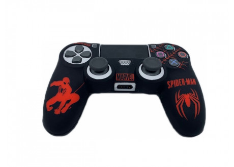 Чехол защитный PS 4 Silicon Case for Controller Spider-Man\23