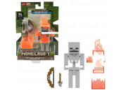 Экшн-фигурка Minecraft - Skeleton with Bow, Arrow and Flames (GTP08), 8.26 cm