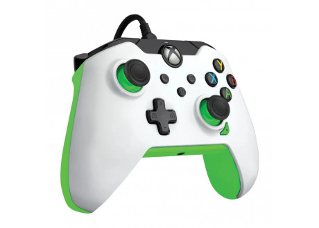 Джойстик XB Series X|S/ XB One/ PC Controller Wired PDP Neon White 012-WG