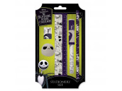 Набор Stationery Set Nightmare Before Christmas - карандаш, точилка, ластик, линейка и ручка