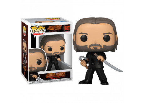 Фигурка Funko Pop! Movies: John Wick 4 - John Wick with Sword & Nunchucks (1687)