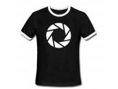 Футболка T-Shirt Portal 2 - Aperture Symbol, Black Size S