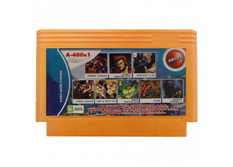 A-400 в1 CONTRA 1-6+CHIP & DALE 1,2+M.K.4+STREET FIGHTER+N.TURTLES+P.O.W.+ROBOCOP+90 TANK+..