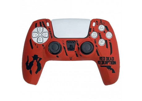 Чехол защитный PS5 Silicone Case for Controller Red Dead Redemption (red)