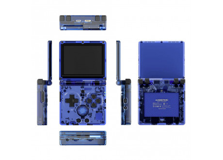 Портативная игровая приставка Anbernic RG35XXSP Transparent Blue