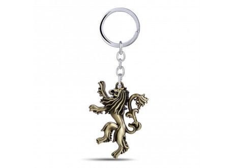 Брелок металлический Game of Thrones - Lannister Metal 3D Keychain (Half Moon Bay)