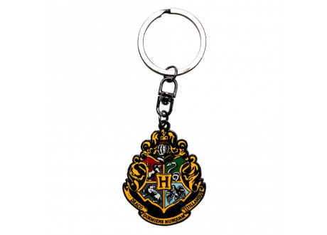 Брелок металлический Harry Potter - Hogwarts Emblem Metal Keychain