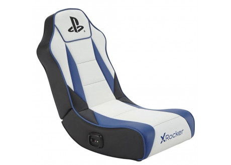 Игровое кресло X-Rocker Officially Licensed PlayStation Geist 2.0 ( White/Blue )