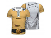 Футболка Cosplay T-Shirt One Punch Man - Saitama, Slim Fit Size S