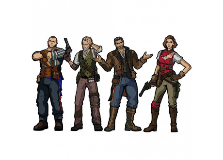 Набор значков-фигурок FigPins 4-Pack: Call of Duty: Black Ops - Zombies Heroes Exclusive Set