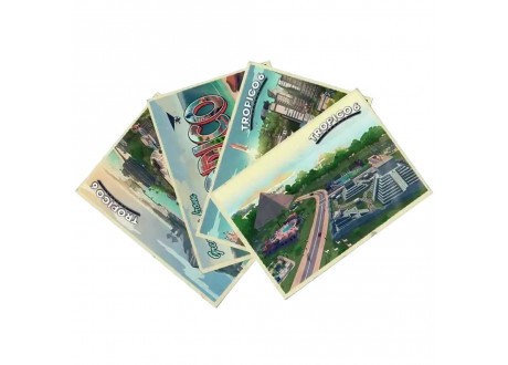 Набор открыток Postcards: Tropico 6 - 4 Pieces, 14,8x10,5cm