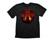 Футболка T-Shirt Dark Souls - Dragon, Black Size L