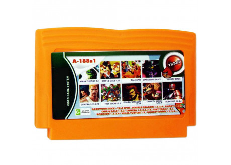 A-188в1 DARKWING DUCK+CHIP&DALE 1.2.3+TURTLES1.4+TALE SPIN+POBOCOP1.2.3.4+CONTRA 1.2.6+..
