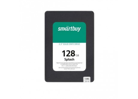 Внутренний SSD  Smart Buy  128GB  Splash, SATA-III, R/W - 560/500 MB/s, 2.5", Maxio MS0902, TLC 3D N