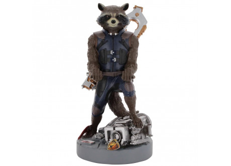 Фигурка-подставка для геймпада/телефона Cable Guys - Marvel's Guardians of the Galaxy: Rocket Racoon