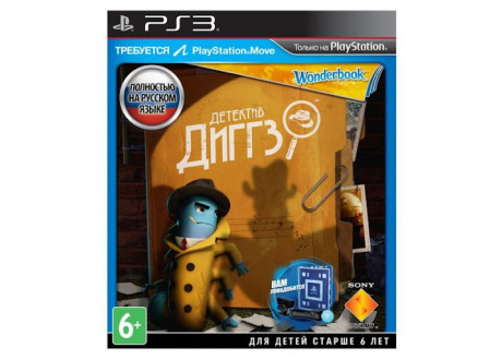 `Move    Детектив Диггз (требуется PS Move, Wonderbook) [PS3, русская версия]